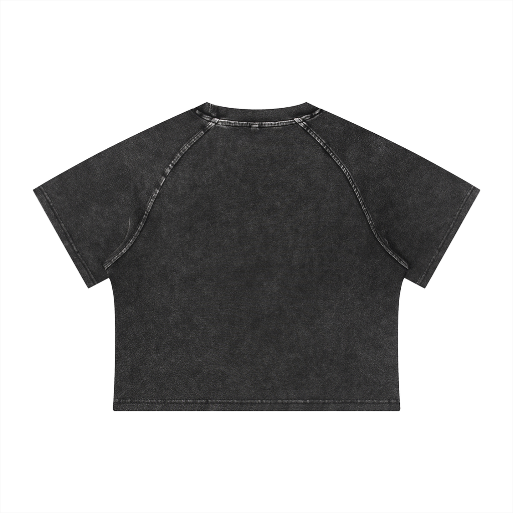 Women's Mineral Wash Savage Crop Tee