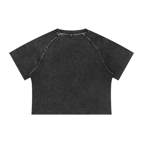 Women's Mineral Wash Savage Crop Tee